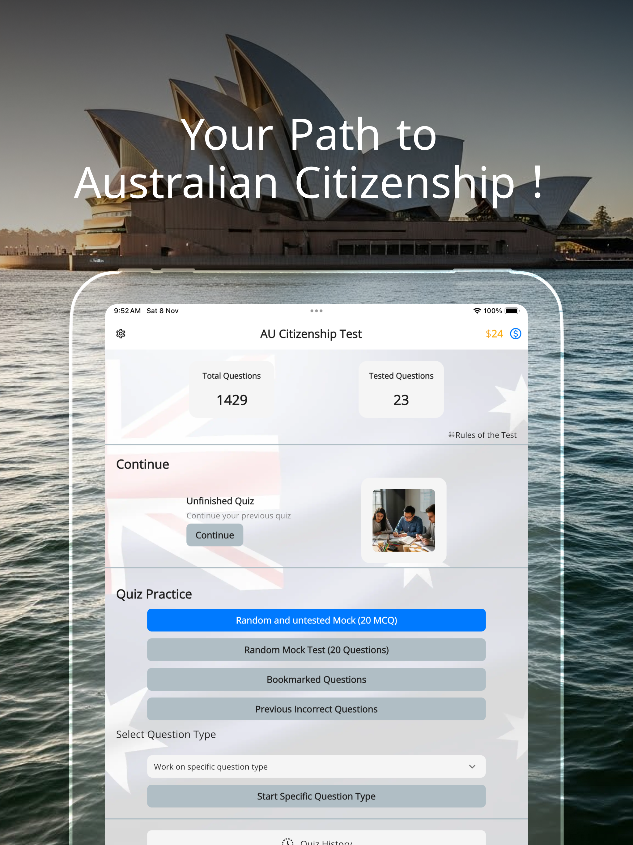 AU Citizenship 2026
