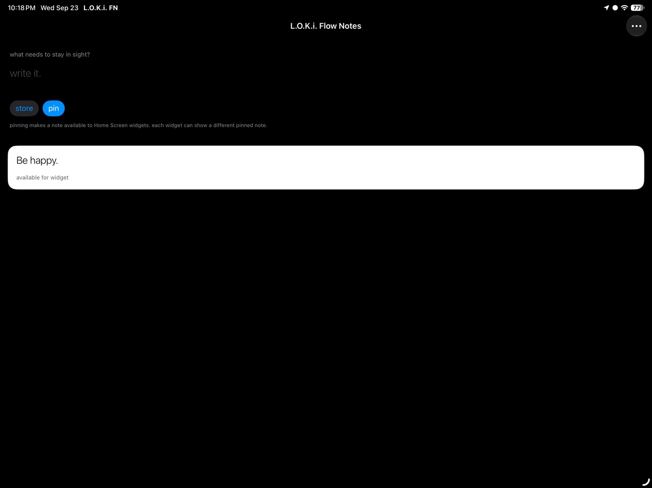 Screenshot 7 of L.O.K.i. Flow Notes