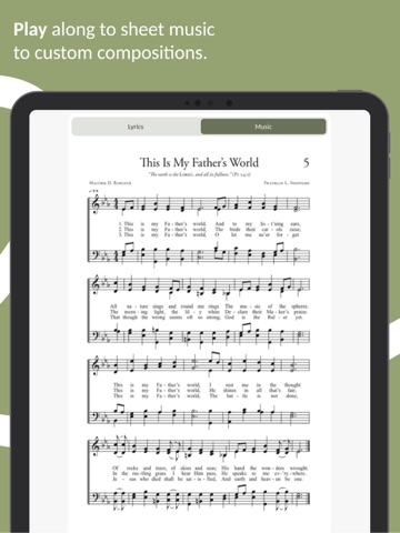 Psallo iPad screenshot