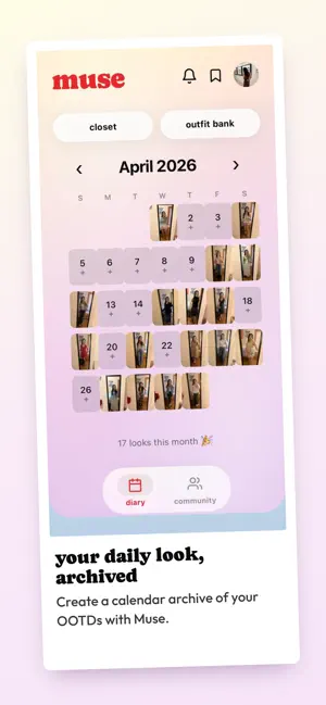 Muse: Outfit Diary screenshot 1