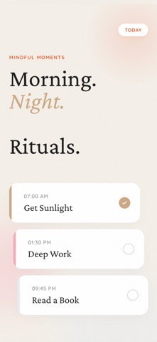 Rituals: Daily Routine Planner screenshot