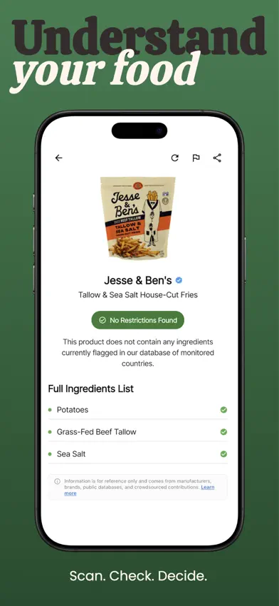 iib - Ingredient Scanner screenshot 1