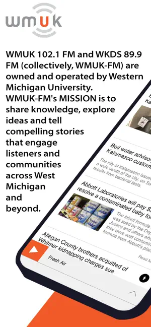 WMUK Public Radio App screenshot 1