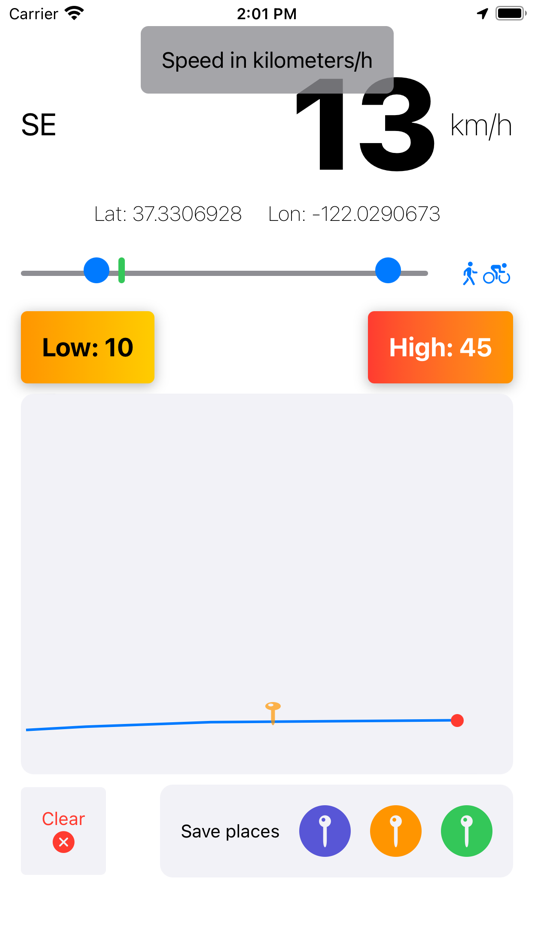 #5. Speedometer and Trails (iOS) 由: Chalil Ramachandran Abhijith