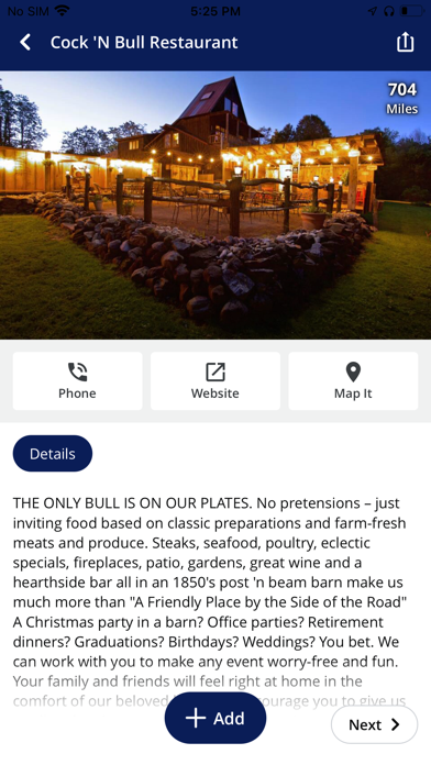 Discover Saratoga NY! iPhone screenshot 4 - Travel app