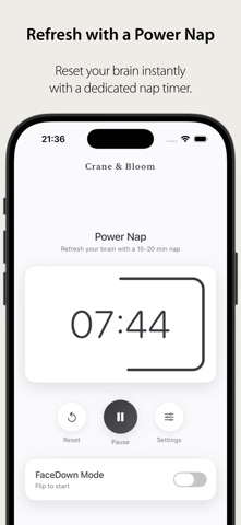 Study Timer: Crane & Bloom Screenshot 4 of 6