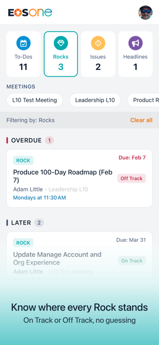 EOS One Mobile Screenshot 1 of 3