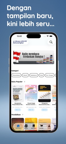 eLibrary UIN MY Batusangkar iPhone screenshot 2
