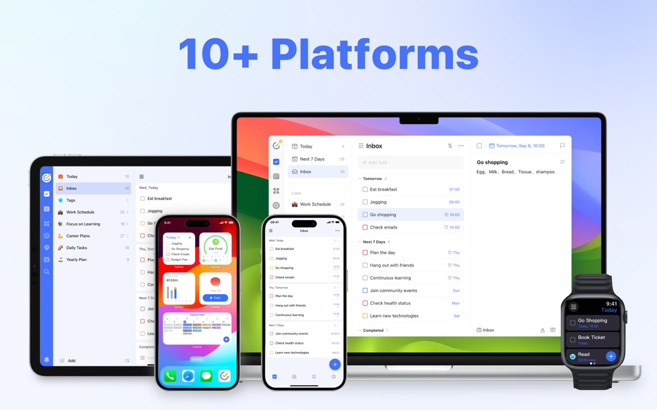 #9. TickTick:To-Do List, Calendar (macOS) 由: Appest Limited
