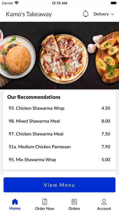 Kamo's Takeaway Screenshot