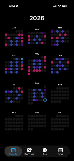 Climbing Calendar screenshot 2