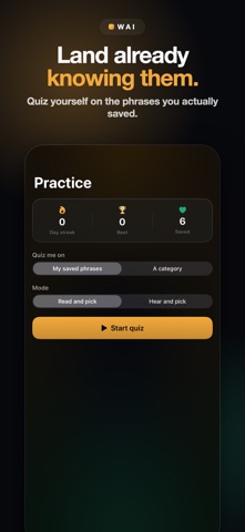 Thai Travel Phrasebook: Wai iPhone screenshot