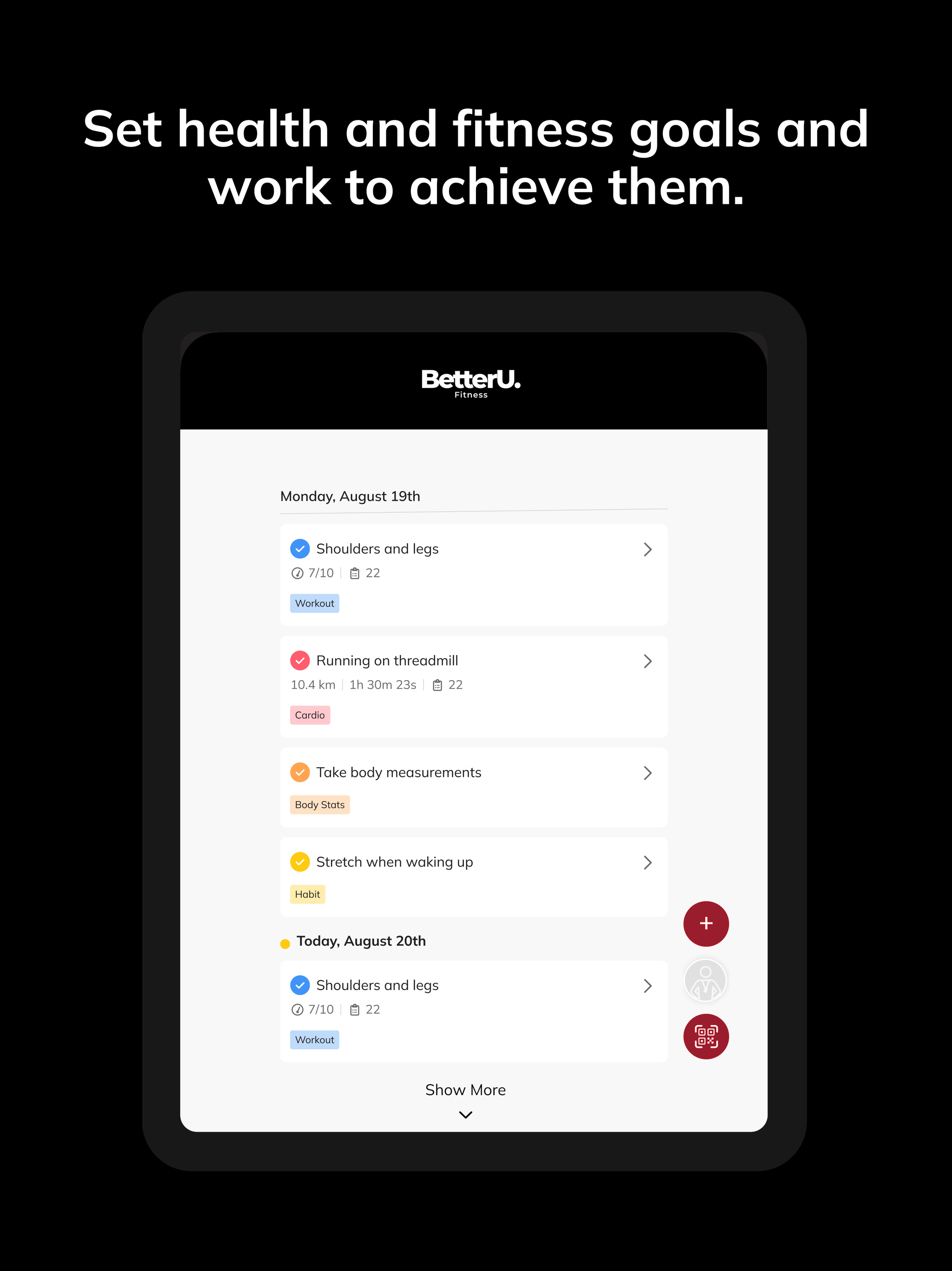 BetterU Fitness screenshot 18