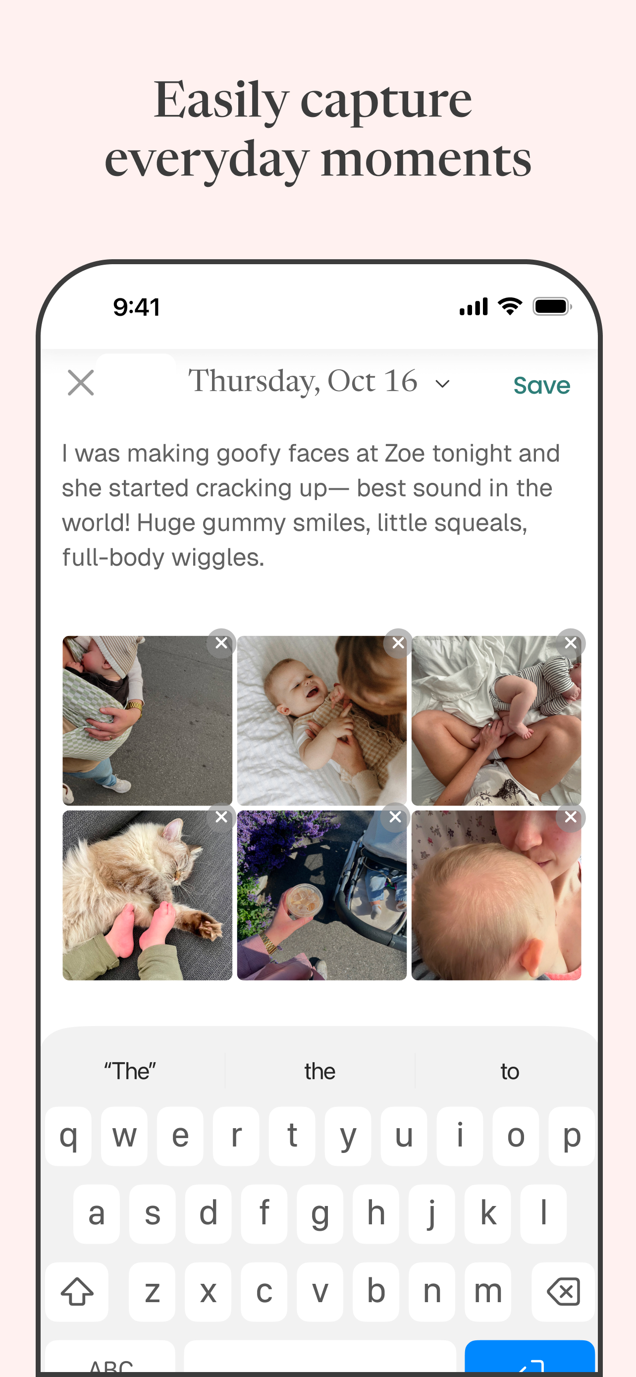 Sproutbook: Baby Journal screenshot 2