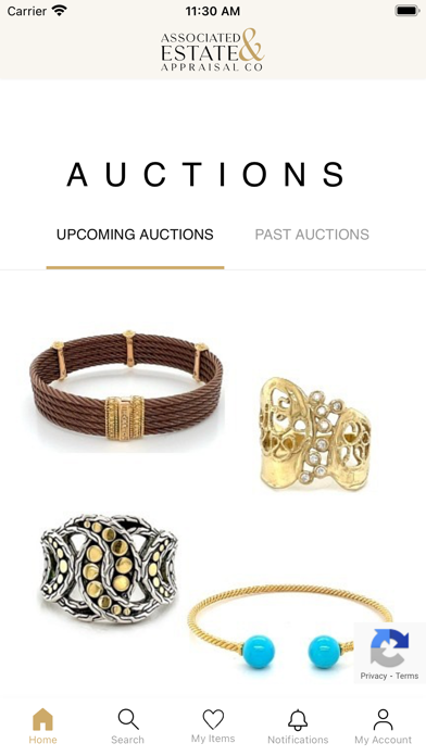 Associated Estate Auctions Screenshot