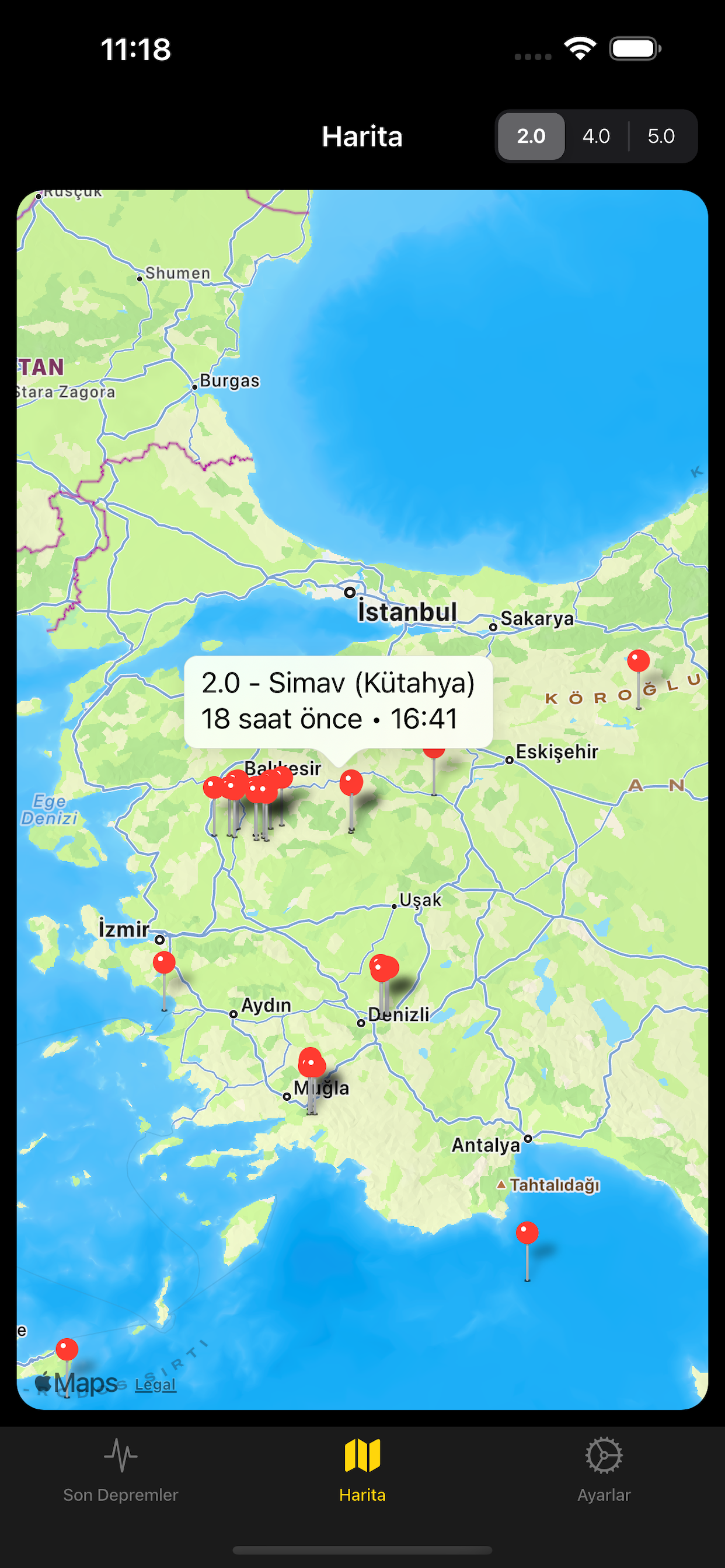 Deprem Ağı: Anlık Bildirimler