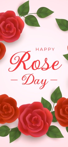 Red Rose Valentine's Stickers screenshot