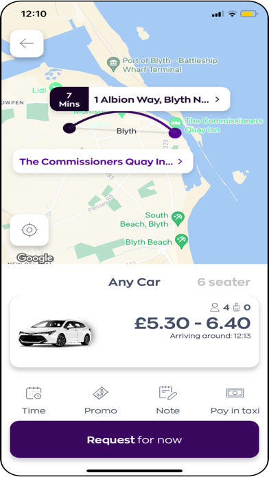 Phoenix Taxis iPhone screenshot 6 - Travel app