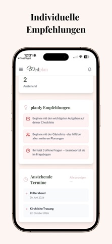 Wedplan - Hochzeitsplaner Screenshot 2 of 9