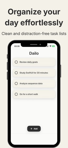 Dailo - Today's Tasks Screenshot 2 of 5