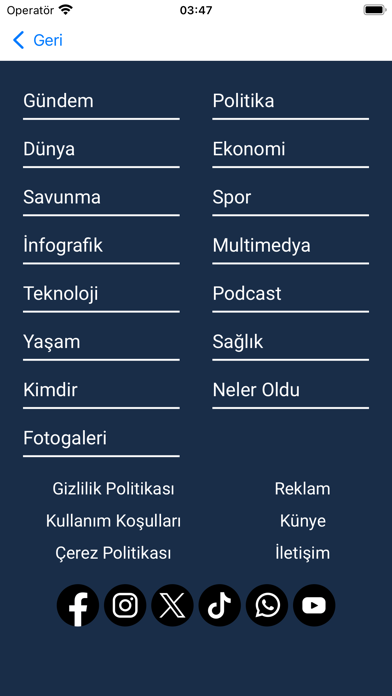 TRHaber Screenshot