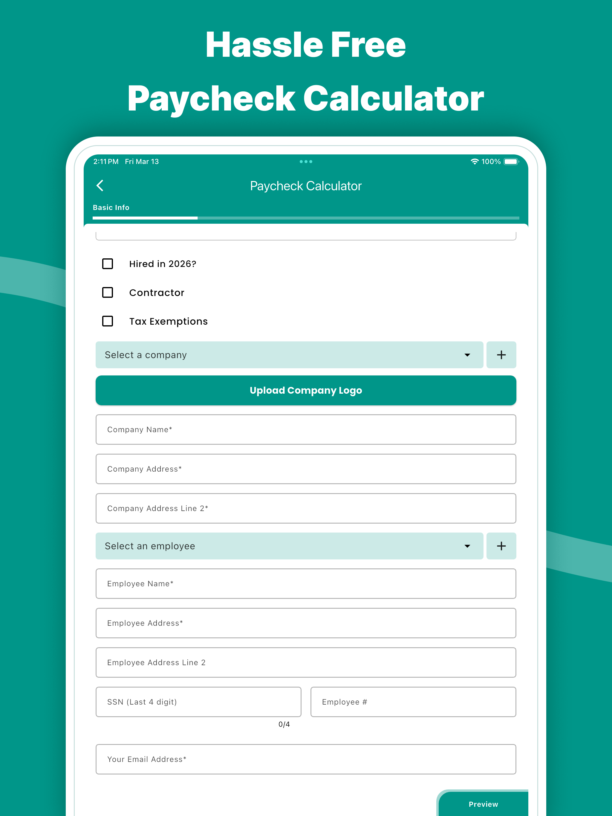 Paycheck Calculator USA