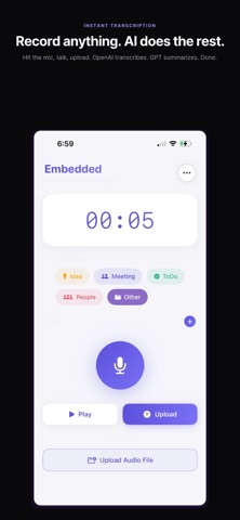 Embedded Smart Voice Recorder Screenshot 2 of 4