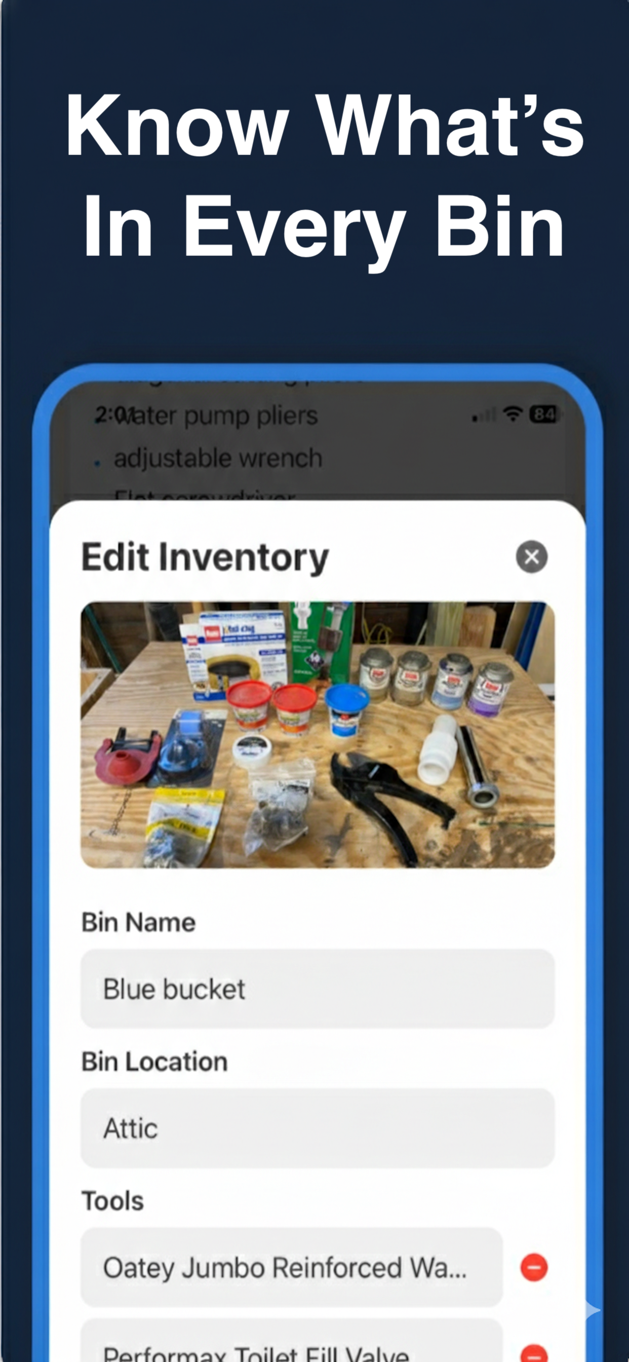 Workshop AI: Tool Inventory