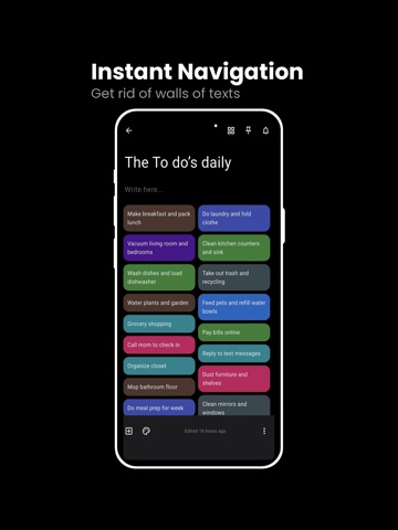 Notes,Tasks:Chunks AI iPad screenshot