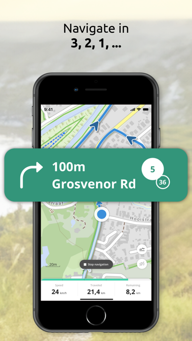 RouteYou - walking and cycling Screenshot