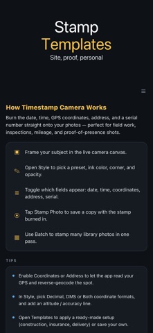 Timestamp Camera Stamp Screenshot 3 of 3