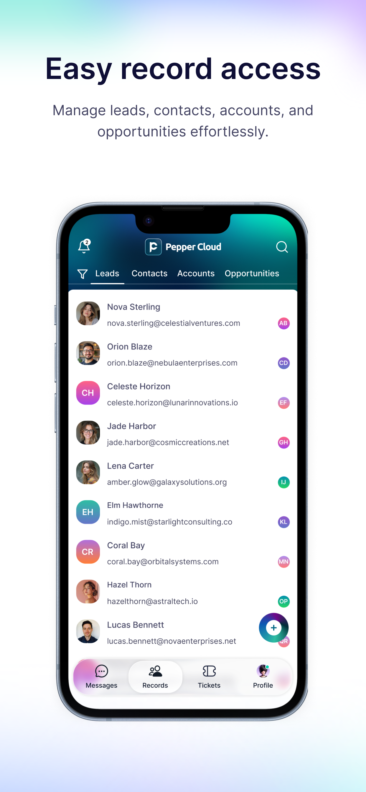 Pepper Cloud Mobile CRM screenshot 3