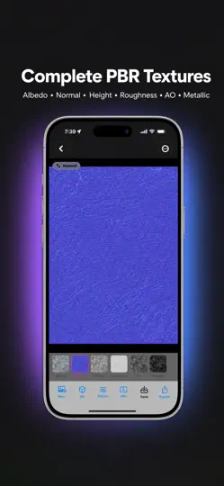 Captura de pantalla de Texture Forager en iPhone 4