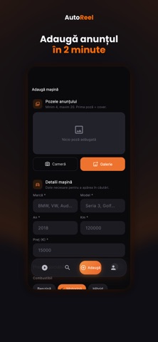AutoReel - Marketplace Auto iPhone screenshot