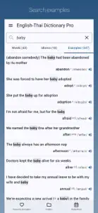 English-Thai Dictionary Pro screenshot #4 for iPhone