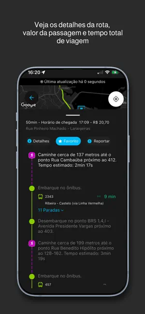 Vá de Ônibus iPhone screenshot 2