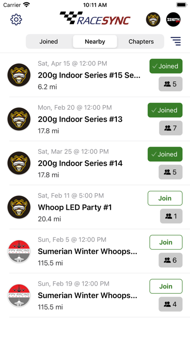 RaceSync Screenshot