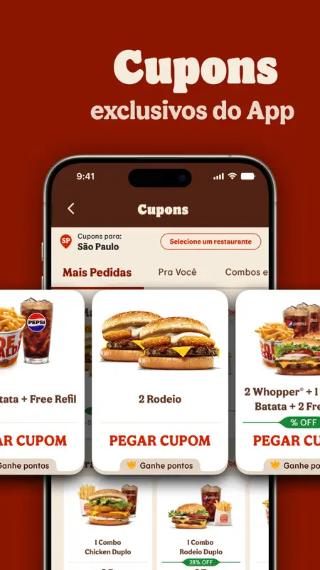Burger King Brasil screenshot 3 of 7