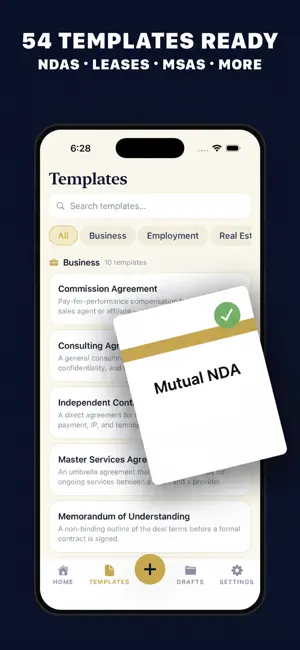 Contract Maker: Legal Drafts screenshot 3