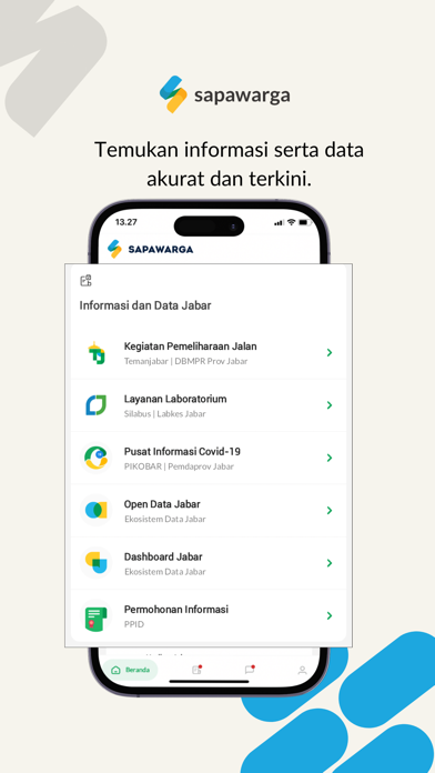 SAPAWARGA - Jabar Super Apps Screenshot