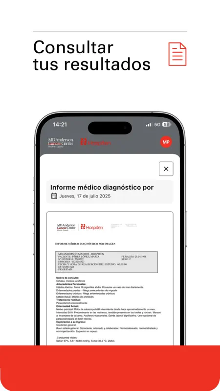 MD Anderson Madrid screenshot 7 of 7