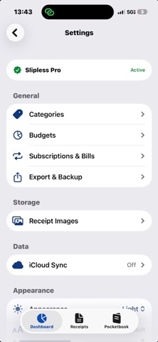 SlipLess iPhone screenshot