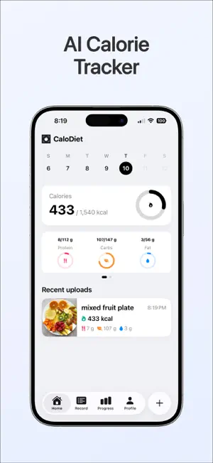 CaloDiet - AI Calorie Tracker screenshot 1