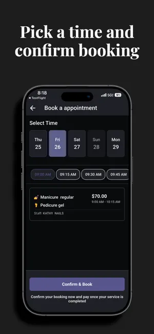 TimeHaven for Customers screenshot 4