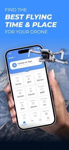 UAV Weather Forecast for Drone iPhone screenshot