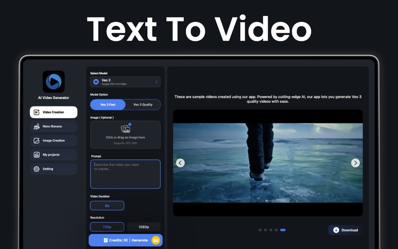 Viora - AI Video Generator app screenshot 3