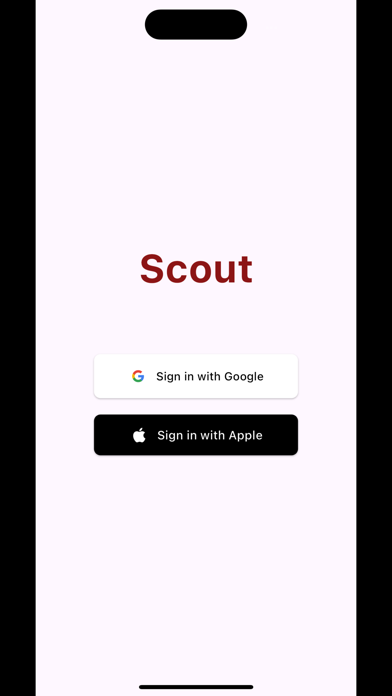 Scout: People, Places, Plans iPhone screenshot 1 - Social Networking app
