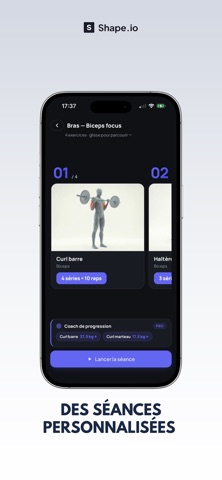 Shape.io - Muscu & Nutrition screenshot