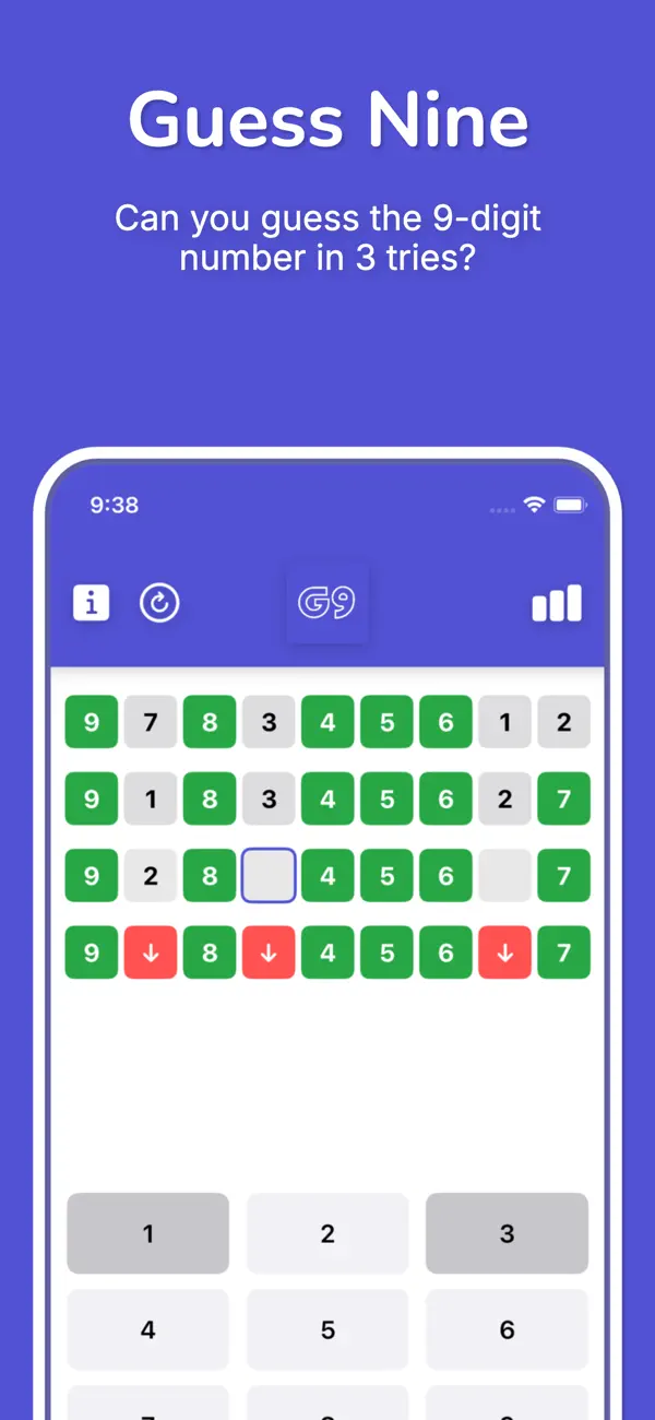 Screenshot #1 pour Guess Nine