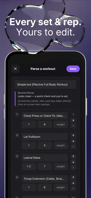 Racked: Video Workout Builder screenshot 3